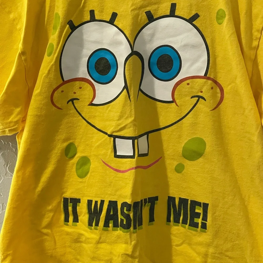 Vintage SpongeBob‎ Nickelodeon “It Wasn’t Me” Shirt Size Youth Small